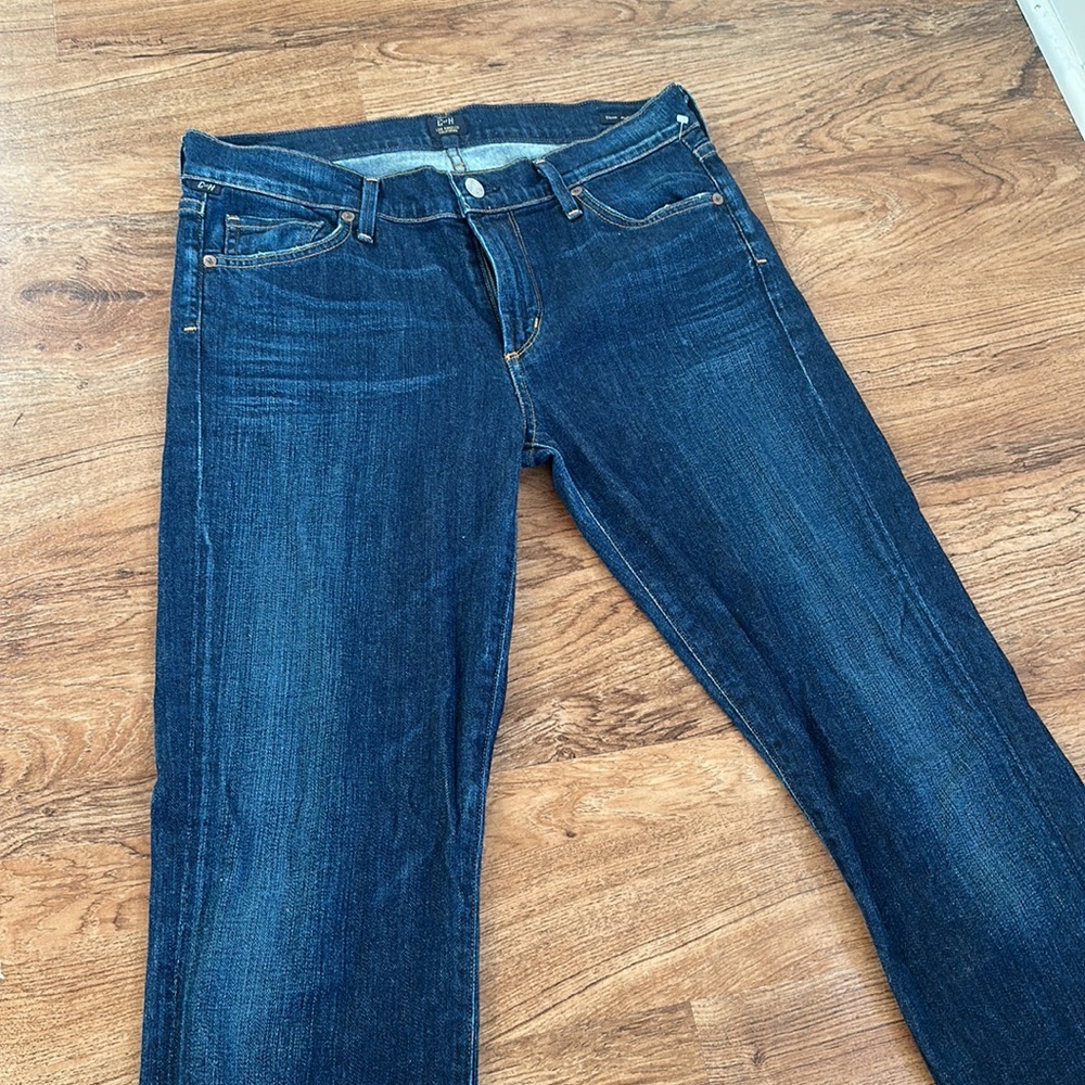 Citizens of Humanity Straight Leg Blue Jeans